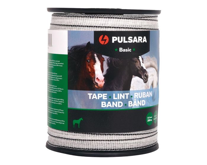 Taśma Pulsara Basic 12,5 mm 200 m biała main product photo