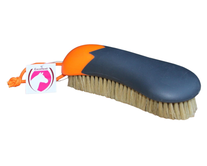 Fun Borstels Zabawny pędzel do połysku skóry pomarańczowy / czarny main product photo