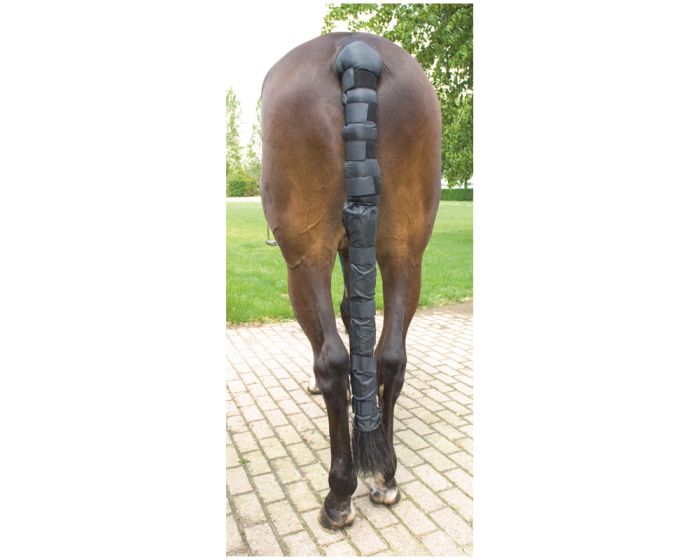 Długi ochraniacz na ogon, bawełna z nylonową osłoną Czarny - main product photo