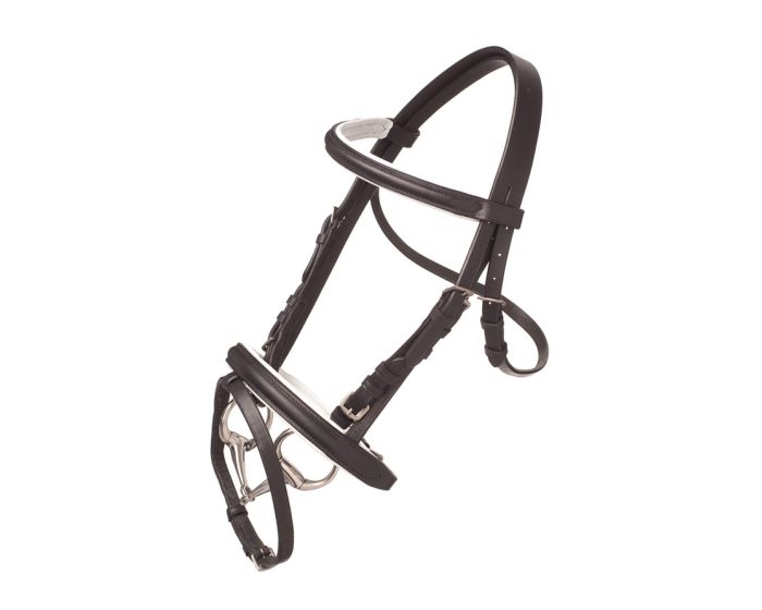 HB Bridle Basic Black/White main product photo