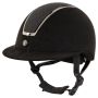 BR Kask jeździecki Omega microfiber Glitter