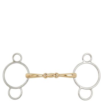 BR Podwójnie łamane Pessoa Loose Ring Wędzidło Miękki kontakt 12 mm Ø Środkowy pierścień 70 mm 12,5 1 Kolor