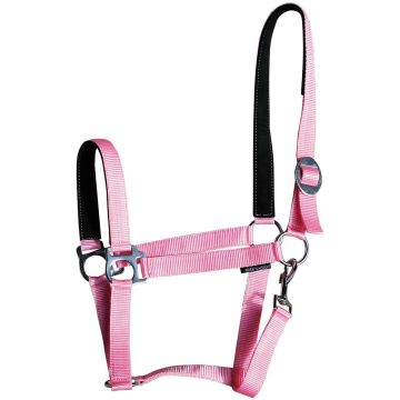 Harry's Horse Halter bridoonded Cob Różowy