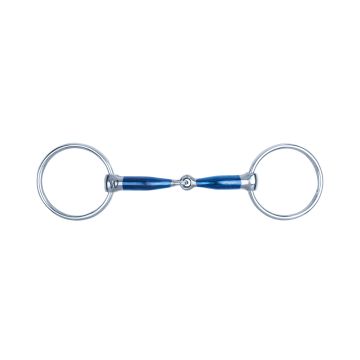 Waldhausen Wędzidło Sweet Iron z luźnymi kółkami, pojedynczo łamane, anatomiczne