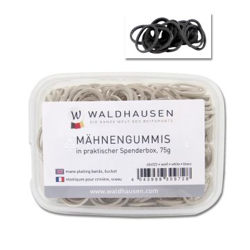 Waldhausen Gumki do grzywy w pudełku dozującym