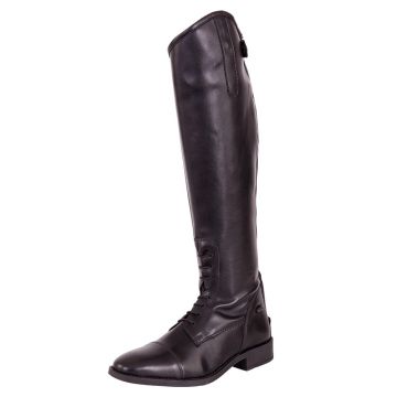 Premiere Buty jeździeckie Chico XS skóra syntetyczna z tyłu na zamek błyskawiczny 35 czarny