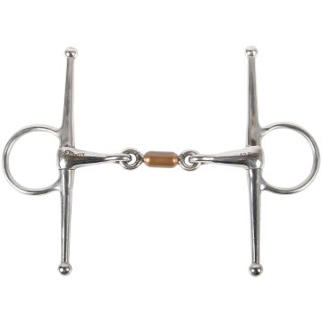 Harry's Horse Podwójnie łamane miedziane rolki typu Gag / Eggbutt 13mm 13,5 RVS