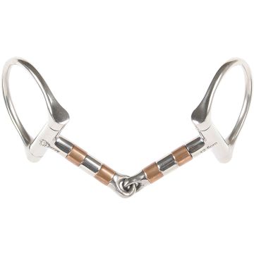 Harry's Horse Miedziane rolki D-snaffle 13mm