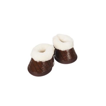 HB Kaloszki Lakierowane Croco Brown