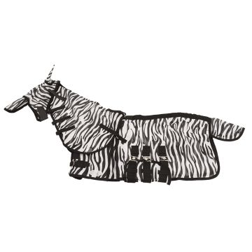 MHS Fly Rug Zebra with Neck and Mask