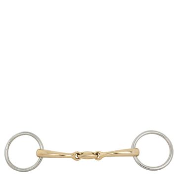 BR Podwójnie łamany płaski pierścień miękki 12 mm Ř 50 mm 15 cm srebrny / złoty