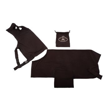 MHS Lycra Hood & Body Set Black S